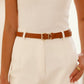 Fleur Belt - Brown