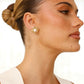 Yasmine 14K Gold Earrings - Gold / Pearl