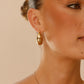 Arya Hoop Earrings - Gold