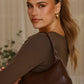 Sweetie Shoulder Bag - Choc PU
