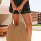 Solana Summer Tote Bag - Tan Straw