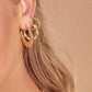 Reta Triple Pack Earrings - Gold