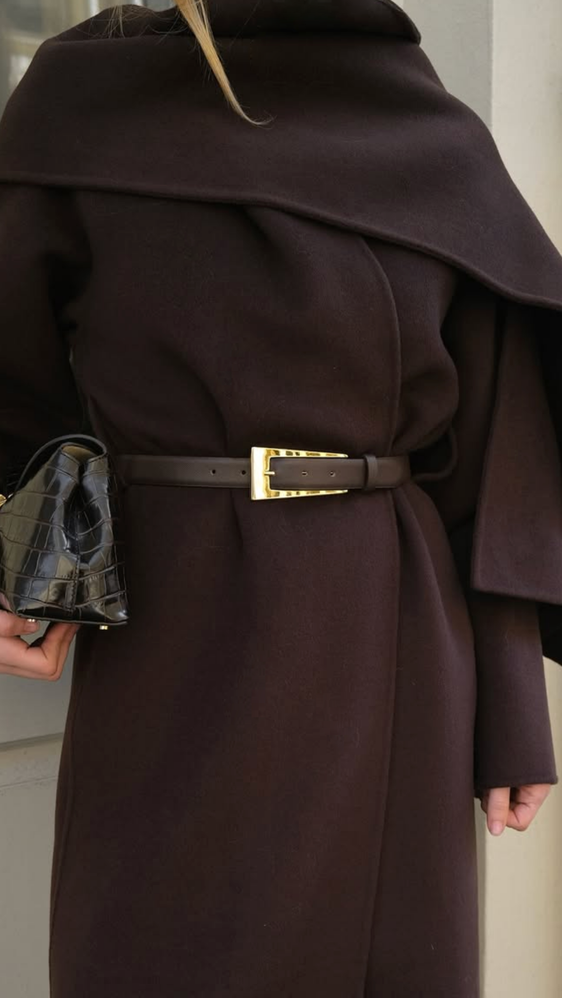 Stacey Belt - Coco / Gold
