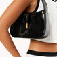 Clara Shoulder Bag - Black Patent