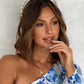 Whitney Headpiece - Gold/Pearl