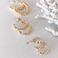 Reta Triple Pack Earrings - Gold