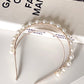 Whitney Headpiece - Gold/Pearl