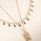 Alice Pendant Necklace - Gold