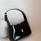 Clara Shoulder Bag - Black Patent