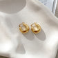 Forte Hoop Earrings - Gold