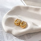 Forte Hoop Earrings - Gold