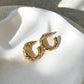Amalie Hoop Earrings - Gold