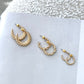 Reta Triple Pack Earrings - Gold