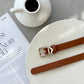 Fleur Belt - Brown