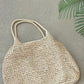 Solana Summer Tote Bag - Beige Straw