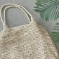 Solana Summer Tote Bag - Beige Straw