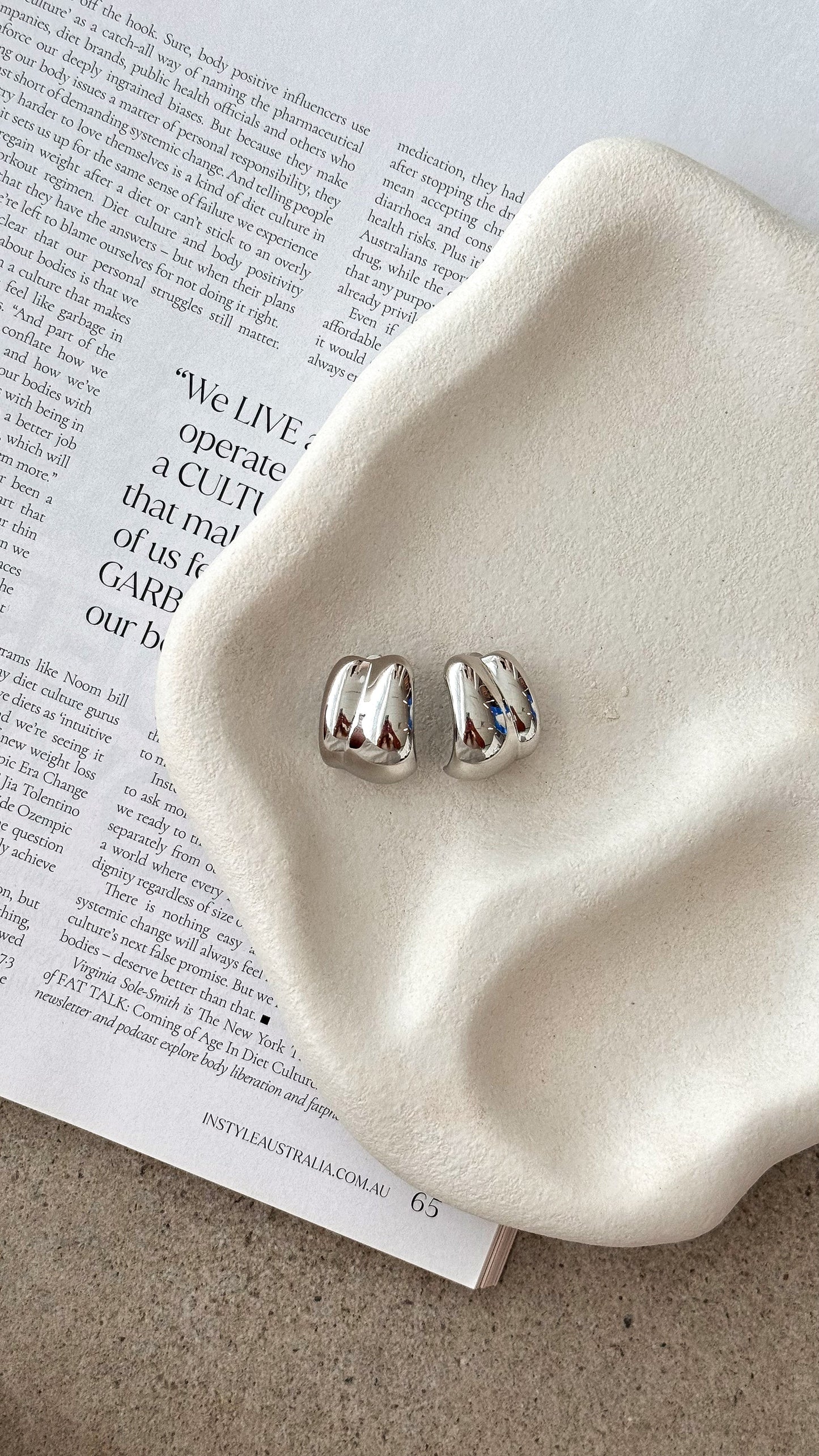 Kiara Earrings - Silver