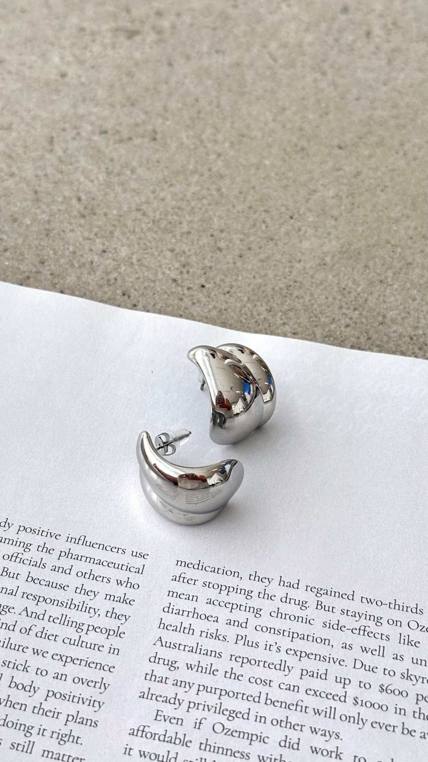 Kiara Earrings - Silver