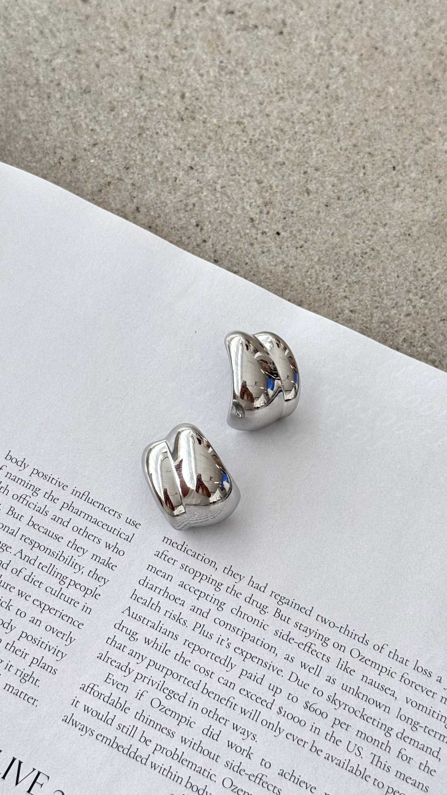 Kiara Earrings - Silver