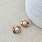 Yasmine 14K Gold Earrings - Gold / Pearl