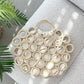 Posie Crochet Rings Bag - Natural