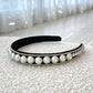 Sana Headband - Black/Pearl