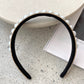 Sana Headband - Black/Pearl