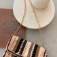 Katarina Fabric Plaited Clutch Bag - Multi
