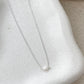 Kimmy Necklace - Silver/Pearl
