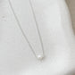Kimmy Necklace - Silver/Pearl