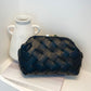 Vasanti Woven Clutch - Black