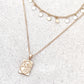 Alice Pendant Necklace - Gold