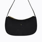 Dixiee Shoulder Bag - Black Suede