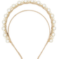 Whitney Headpiece - Gold/Pearl